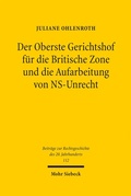 Bild: Der Oberste Gerichtshof für die Britische Zone und die Aufarbeitung von NS-Unrecht - Mohr Siebeck