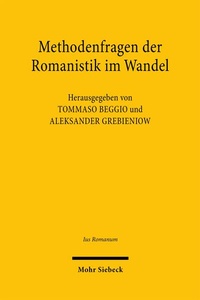 Bild: Methodenfragen der Romanistik im Wandel - Mohr Siebeck