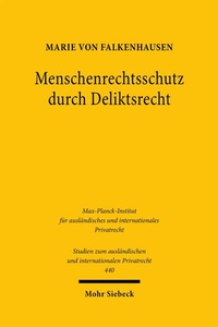 Bild: Menschenrechtsschutz durch Deliktsrecht - Mohr Siebeck