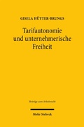 Abbildung von: Tarifautonomie und unternehmerische Freiheit - Mohr Siebeck