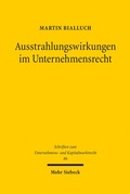 Bild: Ausstrahlungswirkungen im Unternehmensrecht - Mohr Siebeck