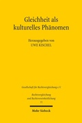 Bild: Gleichheit als kulturelles Phänomen - Mohr Siebeck