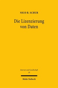 Bild: Die Lizenzierung von Daten - Mohr Siebeck