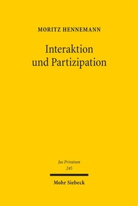 Abbildung von: Interaktion und Partizipation - Mohr Siebeck