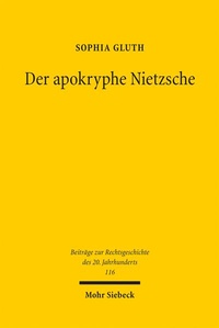 Abbildung von: Der apokryphe Nietzsche - Mohr Siebeck