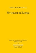 Abbildung von: Vertrauen in Europa - Mohr Siebeck