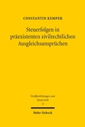 Abbildung von: Steuerfolgen in präexistenten zivilrechtlichen Ausgleichsansprüchen - Mohr Siebeck