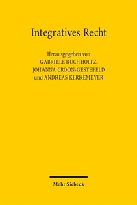 Abbildung von: Integratives Recht - Mohr Siebeck