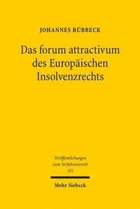 Abbildung von: Das forum attractivum des Europäischen Insolvenzrechts - Mohr Siebeck
