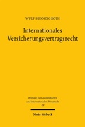 Abbildung von: Internationales Versicherungsvertragsrecht - Mohr Siebeck