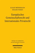 Abbildung von: Europäisches Gemeinschaftsrecht und Internationales Privatrecht - Mohr Siebeck