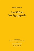 Abbildung von: Das BGB als Durchgangspunkt - Mohr Siebeck