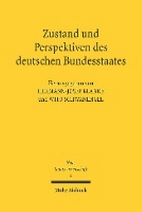 Abbildung von: Zustand und Perspektiven des deutschen Bundesstaates - Mohr Siebeck