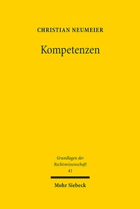 Abbildung von: Kompetenzen - Mohr Siebeck