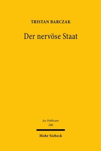 Abbildung von: Der nervöse Staat - Mohr Siebeck