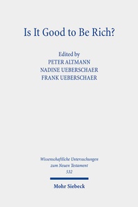 Abbildung von: Is It Good to Be Rich? - Mohr Siebeck