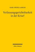 Abbildung von: Verfassungsgerichtsbarkeit in der Krise? - Mohr Siebeck