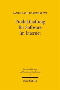 Abbildung von: Produkthaftung für Software im Internet - Mohr Siebeck