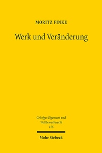 Abbildung von: Werk und Veränderung - Mohr Siebeck