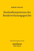 Abbildung von: Residualkompetenzen des Bundesverfassungsgerichts - Mohr Siebeck