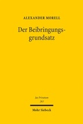 Abbildung von: Der Beibringungsgrundsatz - Mohr Siebeck
