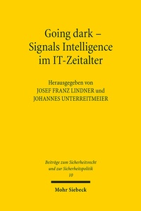 Abbildung von: Going dark - Signals Intelligence im IT-Zeitalter - Mohr Siebeck