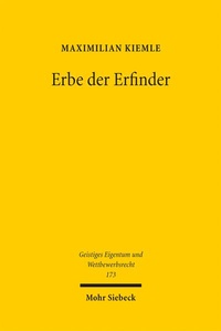 Abbildung von: Erbe der Erfinder - Mohr Siebeck