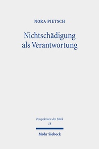 Abbildung von: Nichtschädigung als Verantwortung - Mohr Siebeck