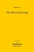 Abbildung von: Die Mitversicherung - Mohr Siebeck
