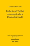 Abbildung von: Einheit und Vielfalt im europäischen Datenschutzrecht - Mohr Siebeck