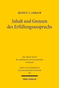 Abbildung von: Inhalt und Grenzen des Erfüllungsanspruchs - Mohr Siebeck