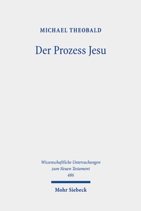 Abbildung von: Der Prozess Jesu - Mohr Siebeck