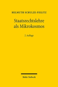Abbildung von: Staatsrechtslehre als Mikrokosmos - Mohr Siebeck