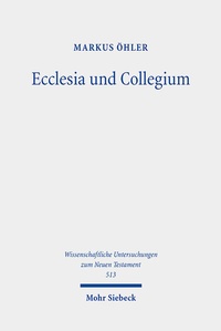 Abbildung von: Ecclesia und Collegium - Mohr Siebeck