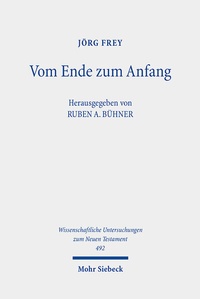 Abbildung von: Vom Ende zum Anfang - Mohr Siebeck