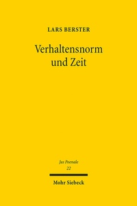 Abbildung von: Verhaltensnorm und Zeit - Mohr Siebeck
