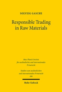 Abbildung von: Responsible Trading in Raw Materials - Mohr Siebeck