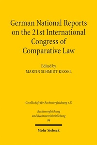 Bild: German National Reports on the 21st International Congress of Comparative Law - Mohr Siebeck