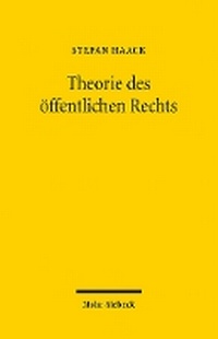 Abbildung von: Theorie des öffentlichen Rechts - Mohr Siebeck