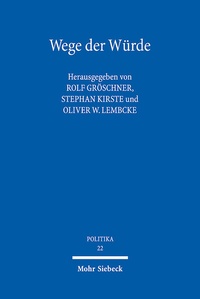 Abbildung von: Wege der Würde - Mohr Siebeck
