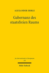 Abbildung von: Gubernanz des staatsfreien Raums - Mohr Siebeck