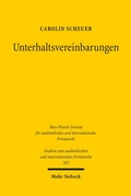 Abbildung von: Unterhaltsvereinbarungen - Mohr Siebeck