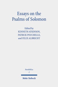 Abbildung von: Essays on the Psalms of Solomon - Mohr Siebeck
