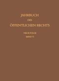 Abbildung von: Jahrbuch des öffentlichen Rechts der Gegenwart. Neue Folge - Mohr Siebeck