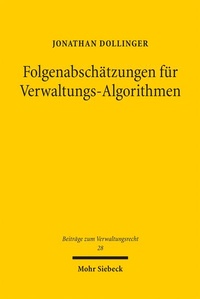 Abbildung von: Folgenabschätzungen für Verwaltungs-Algorithmen - Mohr Siebeck