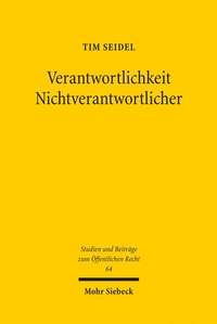 Abbildung von: Verantwortlichkeit Nichtverantwortlicher - Mohr Siebeck