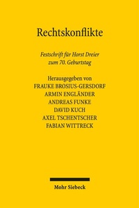Abbildung von: Rechtskonflikte - Mohr Siebeck