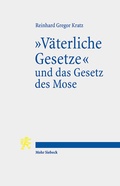 Bild: "Väterliche Gesetze" und das Gesetz des Mose - Mohr Siebeck