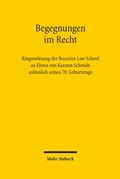 Abbildung von: Begegnungen im Recht - Mohr Siebeck