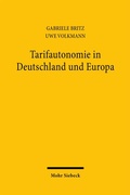 Abbildung von: Tarifautonomie in Deutschland und Europa - Mohr Siebeck